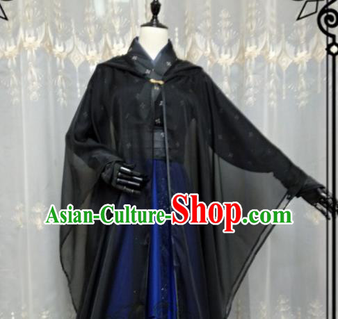 Chinese Ancient Nobility Childe Knight Costume Cosplay Swordsman Royal Highness Clothing for Men