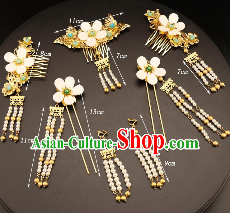 Chinese Ancient Style Hair Jewelry Accessories Cosplay Hairpins Headwear Headdress for Women
