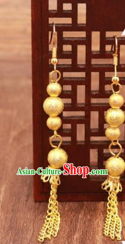 Traditional Chinese Jewelry Accessories Eardrop Ancient Hanfu Tassel Earrings for Women