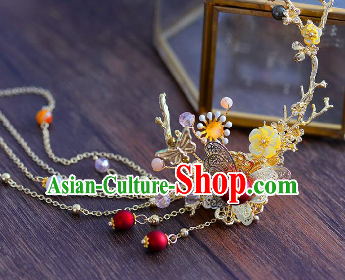 Chinese Ancient Hair Jewelry Accessories Hairpins Headwear Headdress Royal Crown for Women