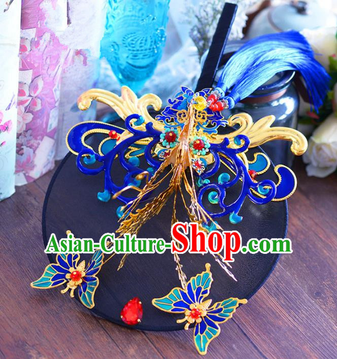 Chinese Ancient Hair Jewelry Accessories Hairpins Headwear Headdress Royal Crown for Women