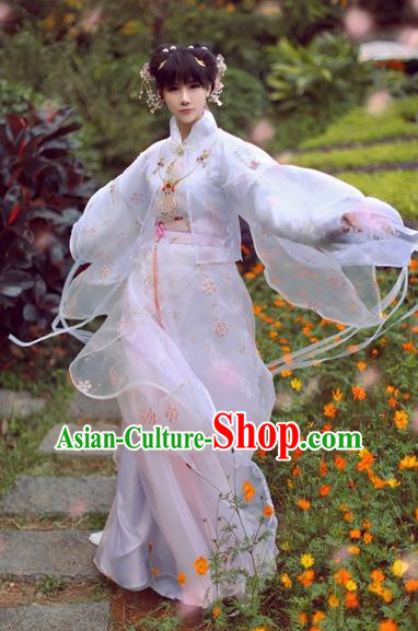Ancient Chinese Princess Clothing Song Dynasty Palace Lady Embroidered Costumes for Women
