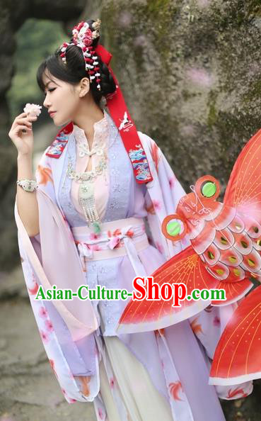 Chinese Ancient Palace Lady Hanfu Han Dynasty Imperial Concubine Queen Embroidered Historical Costumes for Women