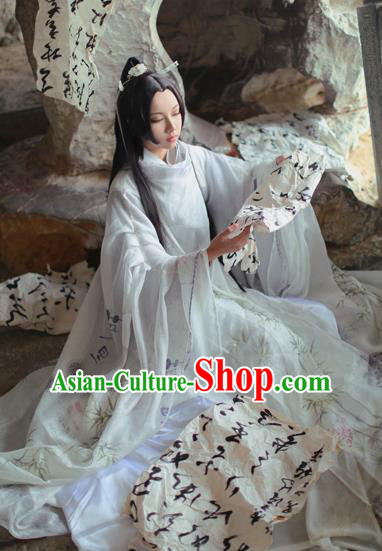 Chinese Ancient Palace Lady Hanfu Han Dynasty Imperial Concubine Queen Embroidered Historical Costumes for Women