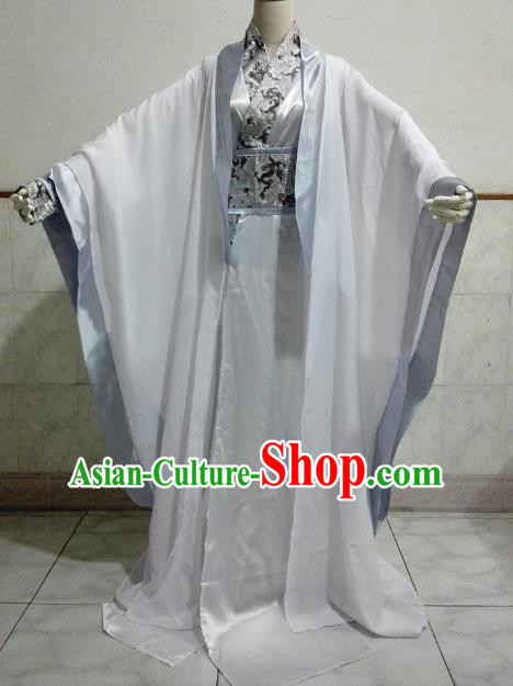 Chinese Ancient Cosplay Nobility Childe Costume Jin Dynasty Scholar Swordsman Clothing for Men