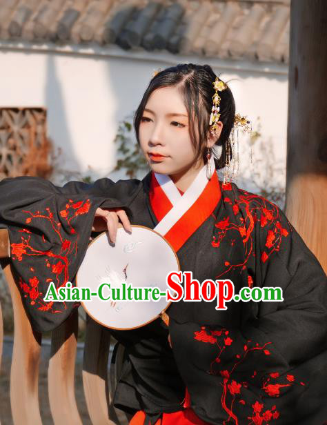 Chinese Ancient Swordsman Hanfu Han Dynasty Imperial Concubine Queen Embroidered Historical Costumes