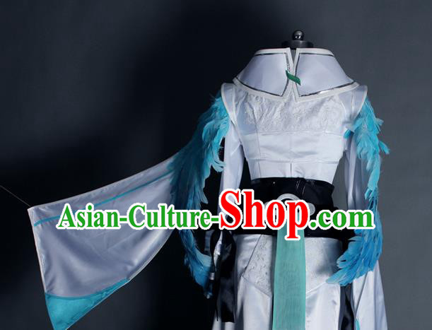 Chinese Ancient Swordsman Hanfu Han Dynasty Imperial Concubine Queen Embroidered Historical Costumes