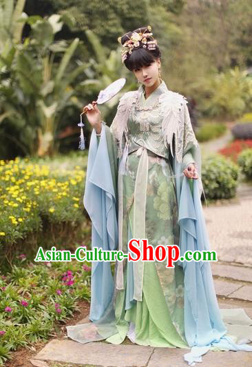 Chinese Ancient Cosplay Fairy Costume Song Dynasty Princess Hanfu Dress Clothing for Women
