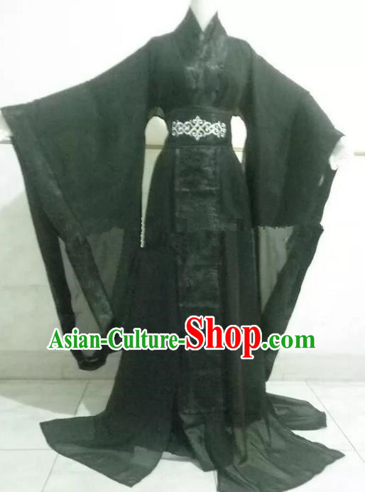 Chinese Han Dynasty Crown Prince Hanfu Ancient Swordsman Traditional Clothing for Men