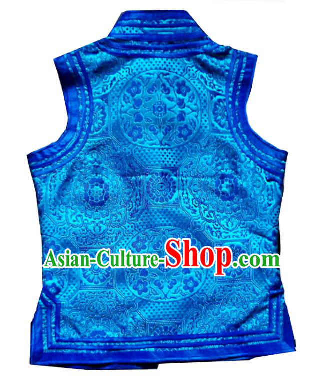 Traditional Chinese Mongol Nationality Dancing Costume Mongols Female Folk Dance Headwear Mongolian Minority Embroidery Costume
