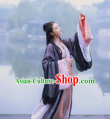 Chinese Ancient Palace Lady Hanfu Han Dynasty Imperial Concubine Queen Embroidered Historical Costumes
