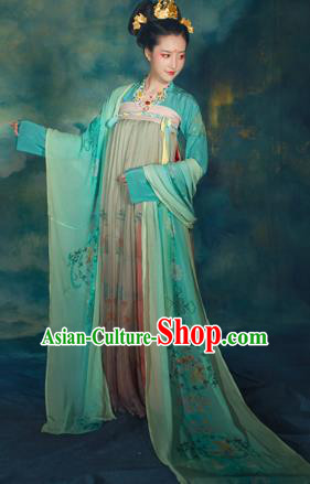 Chinese Ancient Palace Lady Hanfu Han Dynasty Imperial Concubine Queen Embroidered Historical Costumes