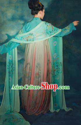 Chinese Ancient Palace Lady Hanfu Han Dynasty Imperial Concubine Queen Embroidered Historical Costumes