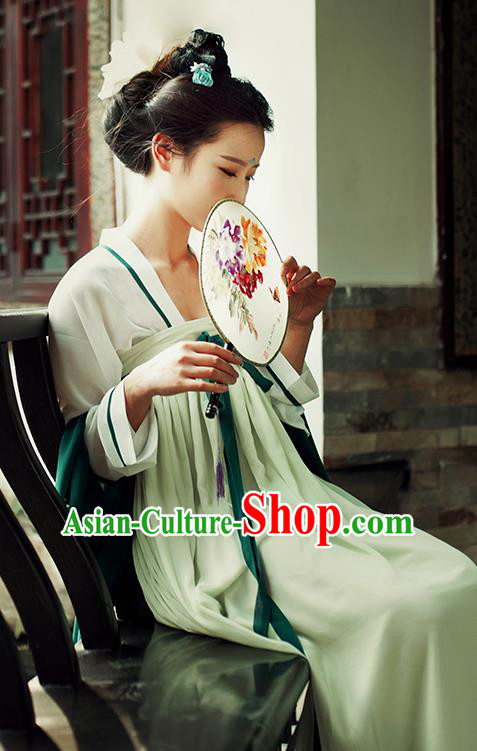 Chinese Ancient Palace Lady Hanfu Han Dynasty Imperial Concubine Queen Embroidered Historical Costumes for Women