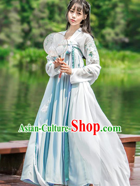 Chinese Traditional Tang Dynasty Princess Costumes Ancient Nobility Lady Hanfu Dress for Women