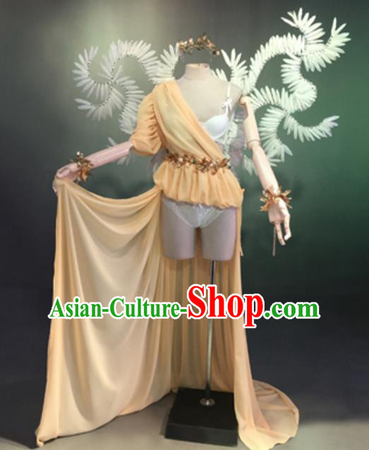 Top Grade Stage Performance Models Show Goddess Wings Brazilian Rio Carnival Costume for Women