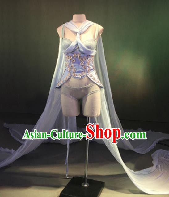 Top Grade Models Show Costume Cosplay Full Dress Stage Performance Compere Clothing for Women