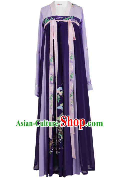 Chinese Ancient Palace Lady Hanfu Han Dynasty Imperial Concubine Queen Embroidered Historical Costumes
