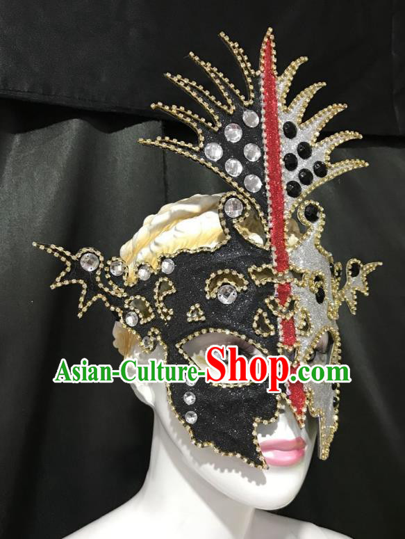 Top Grade Stage Performance Brazilian Carnival Feather Wings Miami Feathers Deluxe Wings Headwear Mask for Women