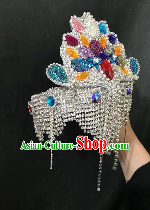 Top Grade Stage Performance Brazilian Carnival Feather Wings Miami Feathers Deluxe Wings Headwear Mask for Women