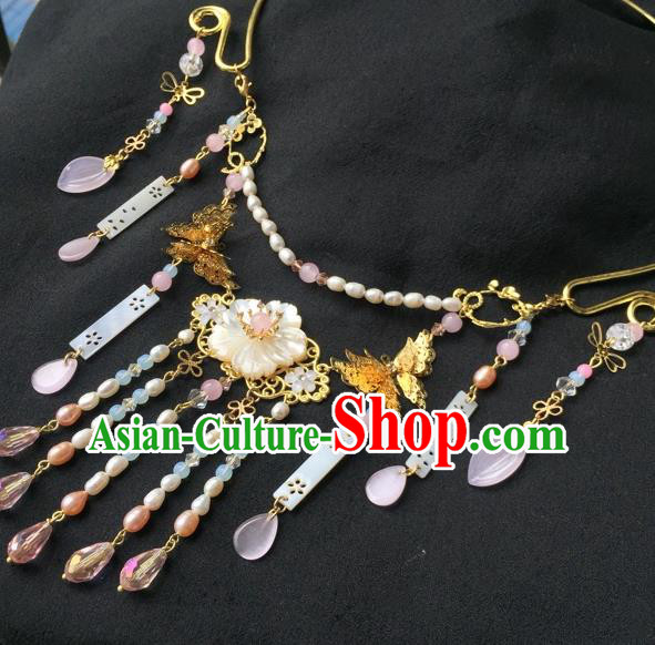Chinese Ancient Style Hair Jewelry Accessories Cosplay Hairpins Headwear Headdress for Women