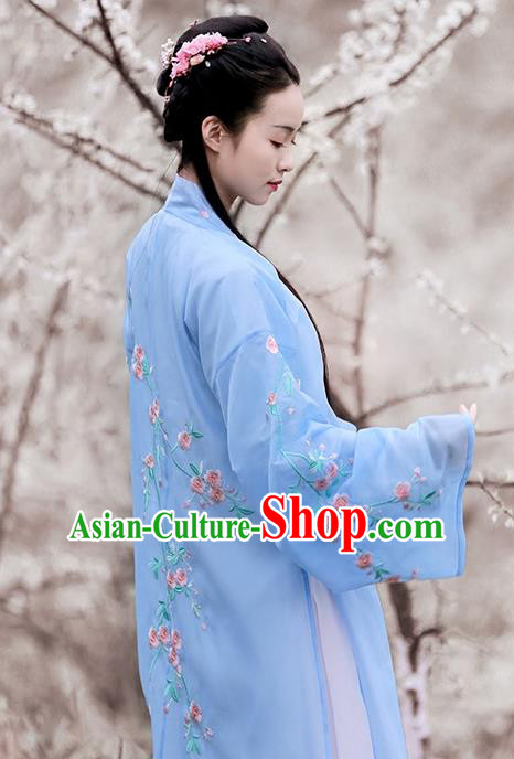 Chinese Ancient Palace Lady Hanfu Han Dynasty Imperial Concubine Queen Embroidered Historical Costumes
