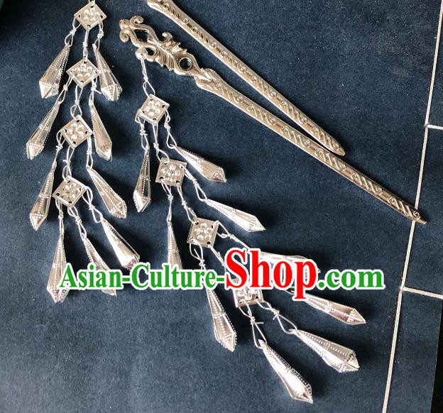 Chinese Ancient Style Hair Jewelry Accessories Cosplay Hairpins Headwear Headdress for Women