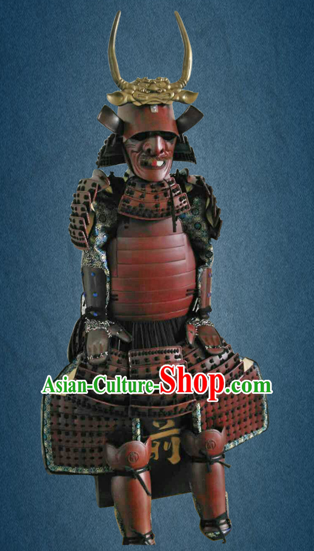 Ancient Asian Classical Japanese Samurai Armor Tatto Buy Replica Authentic Samurai Outfit Parts Clothes Complete Set for Men for Sale