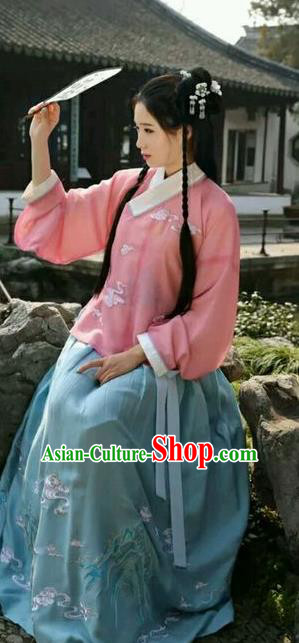 Chinese Ancient Palace Lady Hanfu Han Dynasty Imperial Concubine Queen Embroidered Historical Costumes
