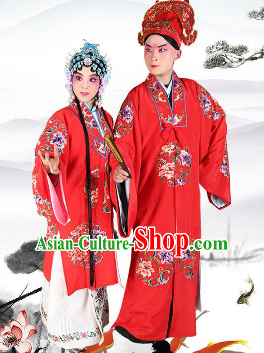 Professional Chinese Beijing Opera Costumes Peking Opera Gifted Scholar and Diva Robes for Adults