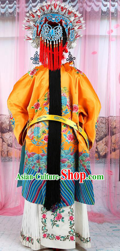 Traditional China Beijing Opera Costume Gifted Scholar Embroidered Robe and Hat Ancient Chinese Peking Opera Embroidery Clothing