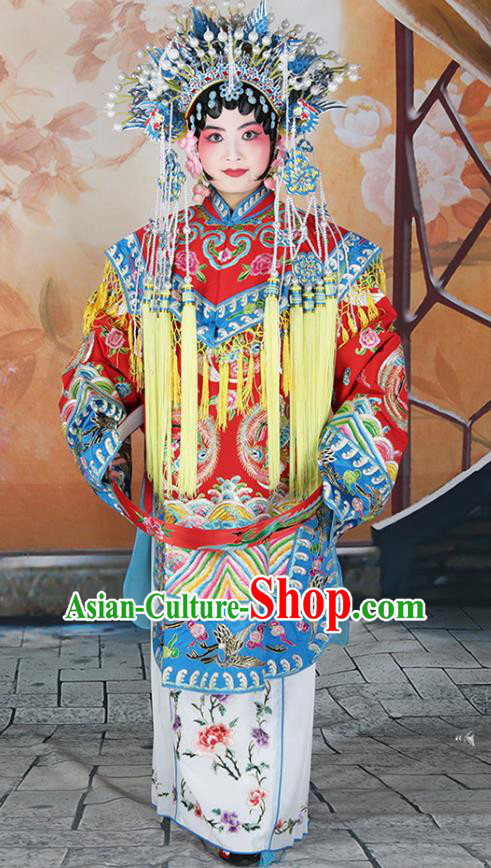 Traditional China Beijing Opera Costume Gifted Scholar Embroidered Robe and Hat Ancient Chinese Peking Opera Embroidery Clothing