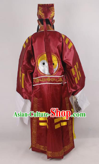 Traditional China Beijing Opera Costume Gifted Scholar Embroidered Robe and Hat Ancient Chinese Peking Opera Embroidery Clothing