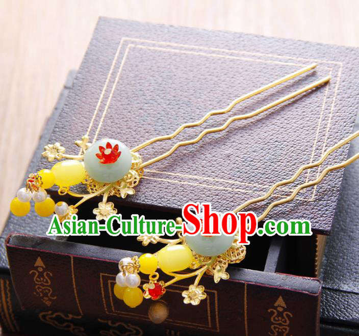 Chinese Ancient Style Hair Jewelry Accessories Cosplay Hairpins Headwear Headdress for Women