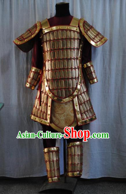 Top Grade Chinese Handmade Ancient Armor Warrior Armour Suit for Men