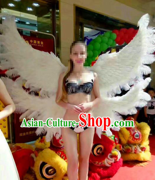 Top Grade Catwalks Prop Miami Deluxe Feather Wings Model Show Customized Wings for Women