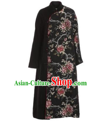 Traditional Ancient Chinese Young Women Cheongsam Dress Republic of China Tangsuit Stand Collar Blouse Dress Tang Suit Clothing