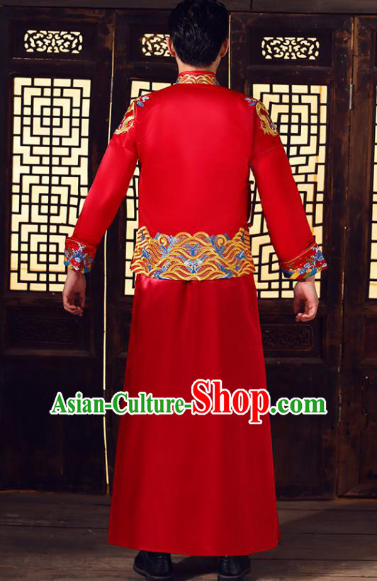 Traditional Chinese Wedding Costumes Traditional Xiuhe Suits Ancient Chinese bridal Full Dress