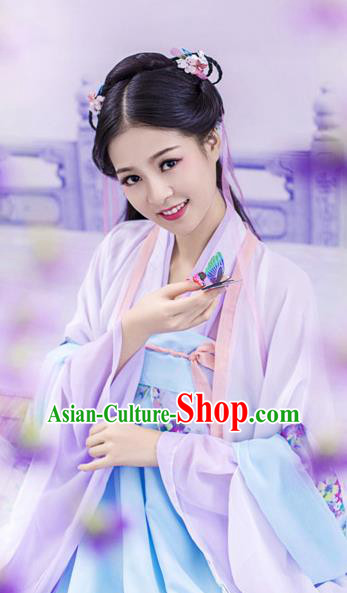 Chinese Ancient Palace Lady Hanfu Han Dynasty Imperial Concubine Queen Embroidered Historical Costumes