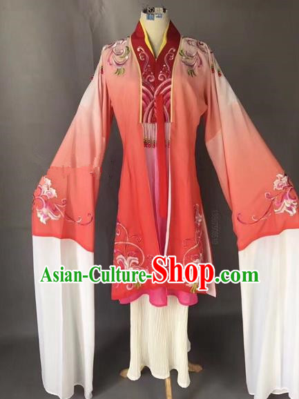 Chinese Ancient Peking Opera Palace Lady Red Dress Traditional Beijing Opera Diva Costumes for Adults