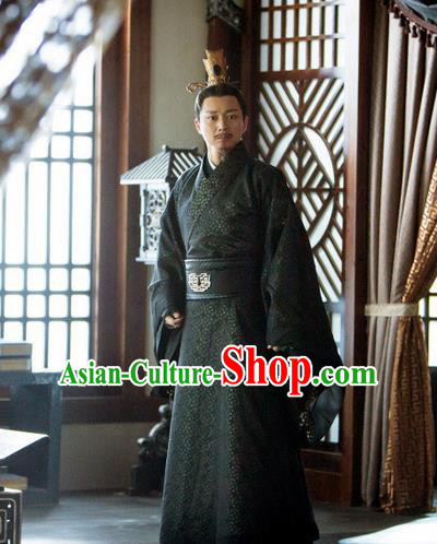 Chinese Ancient Marquis Costumes Legend Of Fu Yao Traditional Prime Minister Clothing for Men