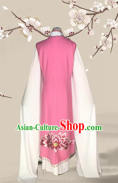 Traditional China Beijing Opera Costume Gifted Scholar Embroidered Robe and Hat Ancient Chinese Peking Opera Embroidery Clothing