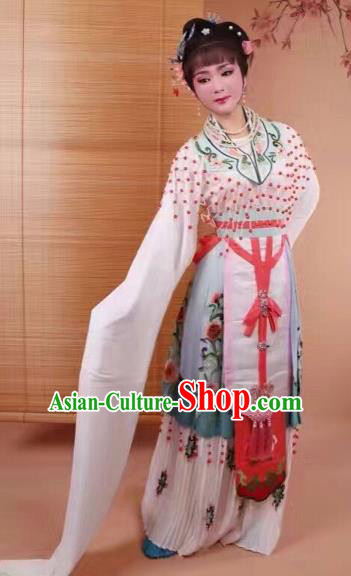 Traditional China Beijing Opera Costume Gifted Scholar Embroidered Robe and Hat Ancient Chinese Peking Opera Embroidery Clothing