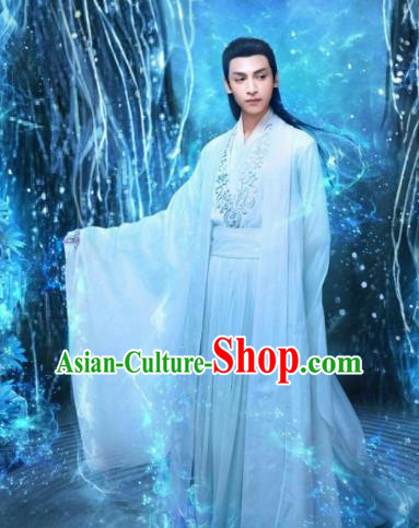 Chinese Ancient Prince Clothing The Honey Sank Like Frost Swordsman Costumes for Men