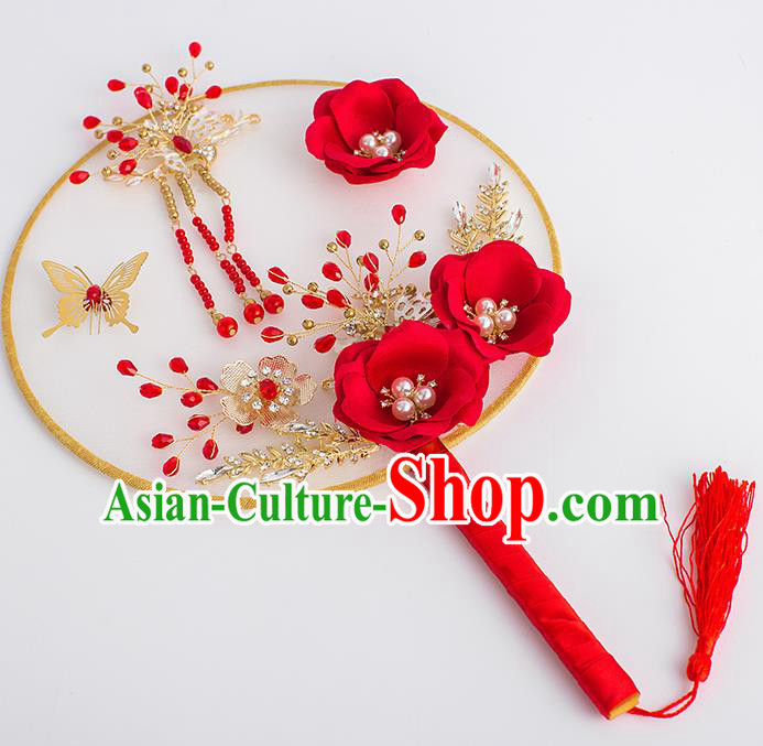 Chinese Ancient Style Hair Jewelry Accessories Cosplay Hairpins Headwear Headdress for Women