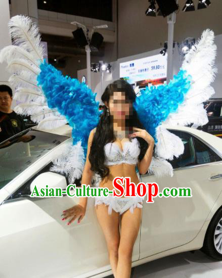 Stage Performance Brazilian Carnival Feather Butterfly Wings Miami Feathers Deluxe Wings for Women