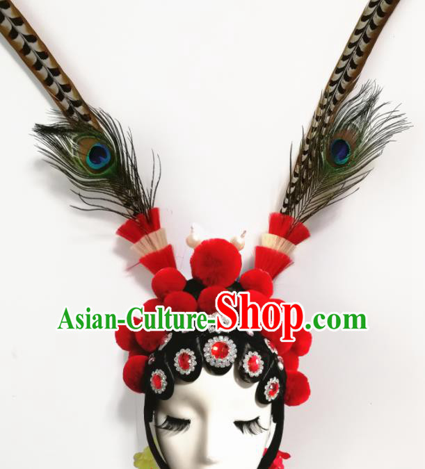 Traditional Chinese Fan Dance Folk Dance Costume Classical Yangko Dance Classical Dance Hair Accessories