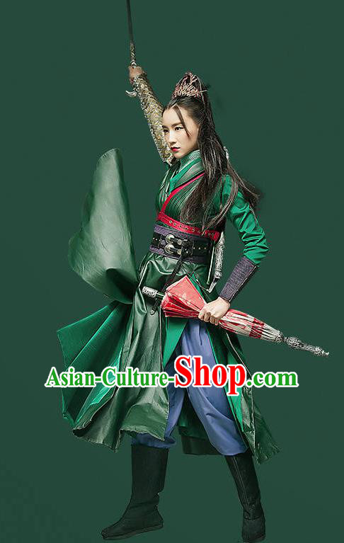 Chinese Ancient Swordswoman Hanfu Clothing Female Assassin Costumes for Women