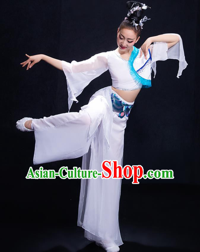 Traditional Chinese Fan Dance Folk Dance Costume Classical Yangko Dance Classical Dance Dress