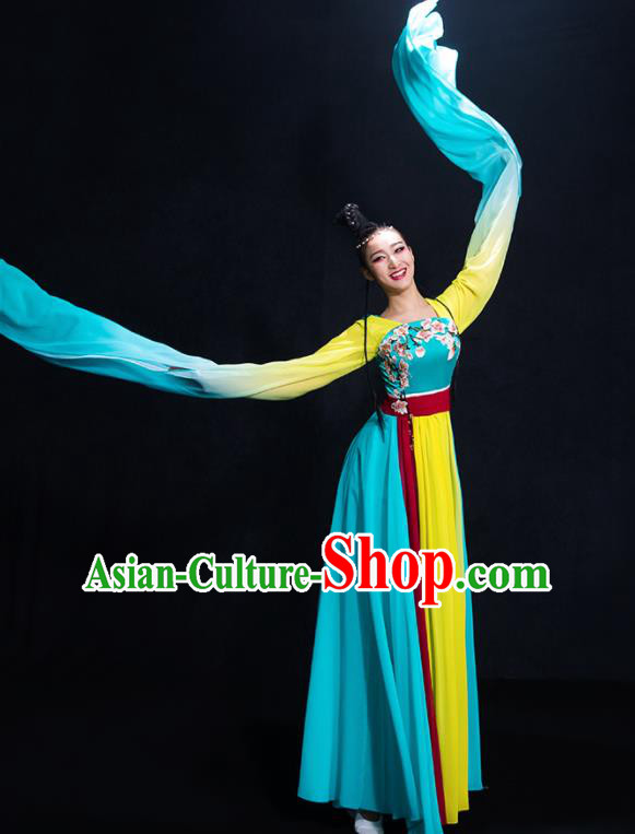 Traditional Chinese Fan Dance Folk Dance Costume Classical Yangko Dance Classical Dance Dress